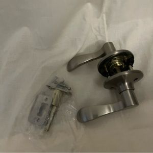 Silver door handles for bedroom and closets